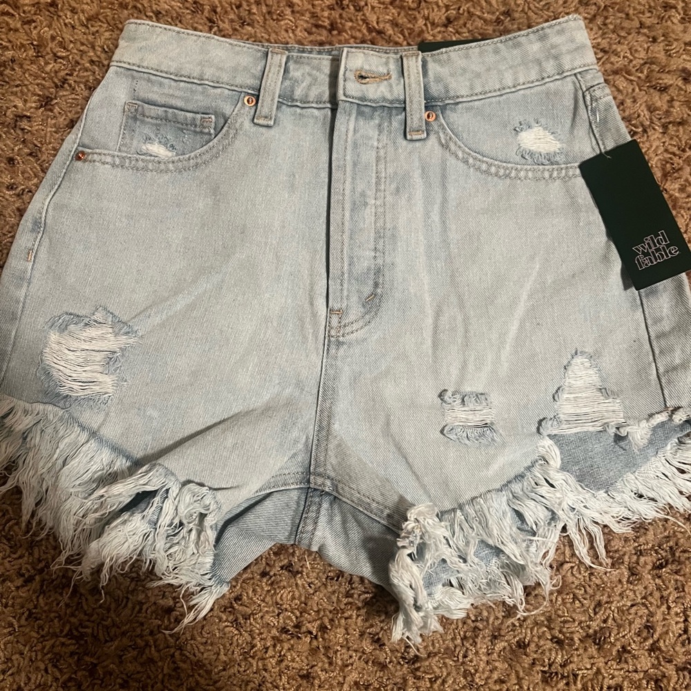 NWT denim shorts